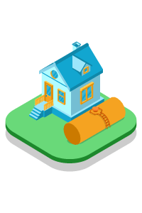 Revisión de las instalaciones de los depósitos de gas propano a granel en una vivienda Mantenimiento de los depósitos de propano a granel