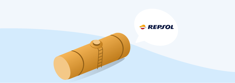 Depósito de gas propano Repsol